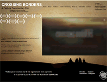 Tablet Screenshot of crossingbordersfilm.org
